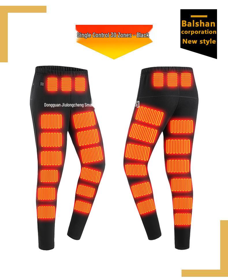 Smart Heated Underwear Set: Men & Women Full Body Warmth, 52 Zones + Velvet