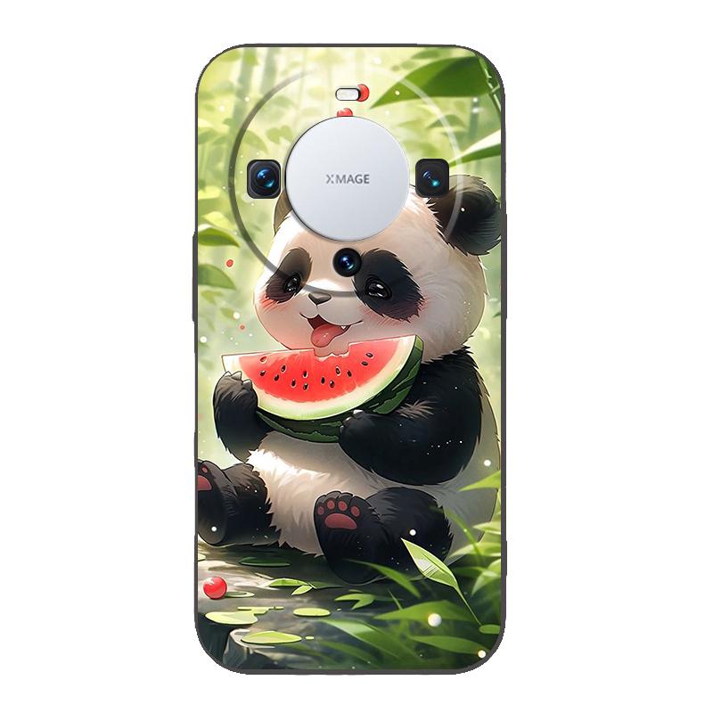 

Cartoon Lovely Panda Phone Case Cover for Huawei Mate 60 Pro P50 P40 P30 P20 P10 P Smart Y6 Y7 Y9 Plus Silicone Fundas Shell Bag Huawei P20