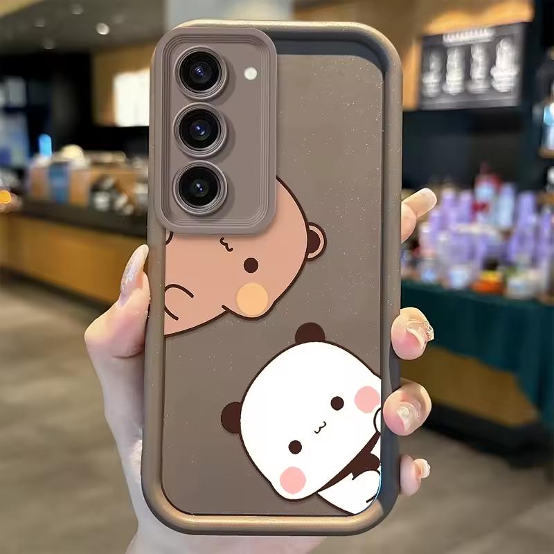 Cute BUBU DUDU Couple Case For Samsung Galaxy Case S24 S23 S22 S21 Ultra Plus A55 A54 A53 A52 A35 A25 A15 A14 5G Phone Y2k Cover