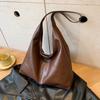 Soft surface large capacity fashion temperament commuter shoulder mother and child bag winter new versatile underarm bag tote bag