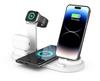 Portable 6-in-1 Magnetic /PD/QC3.0 Wireless Charging Station with Fast Charging ABS Material Eco-Friendly Fireproof Protection