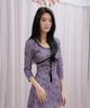 Mimi Monde Bustline Afternoon Dress (Purple)