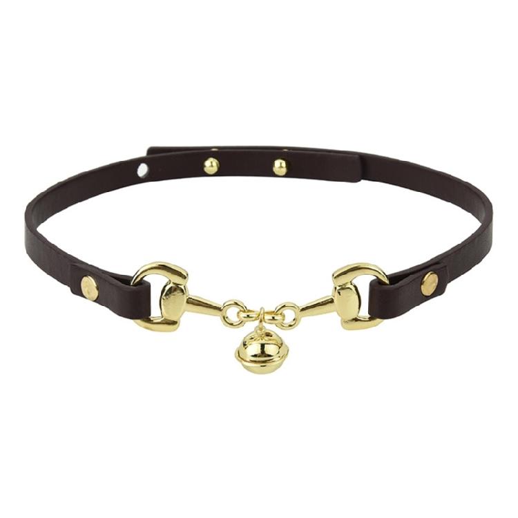 Elegant Choker With Twin Bell Charm Accent Fashion Decoration for Distinctive Look In Any Social Gathering Daily Use