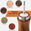 2pcs Manual Salt and Pepper Mill Ceramic Core Pepper Bottle Seasoning Tool Pepper Grinder  Cooking