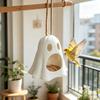 Creative Ghost Shaped Hanging Bird Feeder Birdhouse Bird Nest Garden Decor