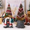 Rustic Charming Gnome Doll For Cozy Christmas Home Decor With Decorative Holiday Tree