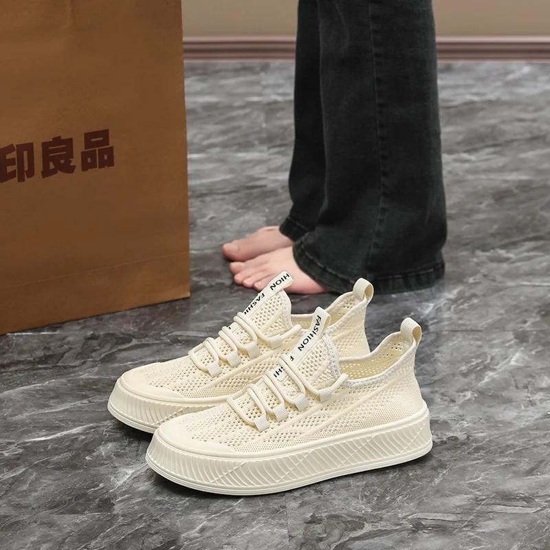 Summer Women's Sneakers Comfortable Breathable Soft Non-Slip Flat Casual Shoes Outdoor Casual Sports Shoes