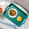 Trays For Serving Food Rectangular Platter Board Rectangular Snack Platter For Party Dinner Breakfast Buffet Picnic Kitchen Bar