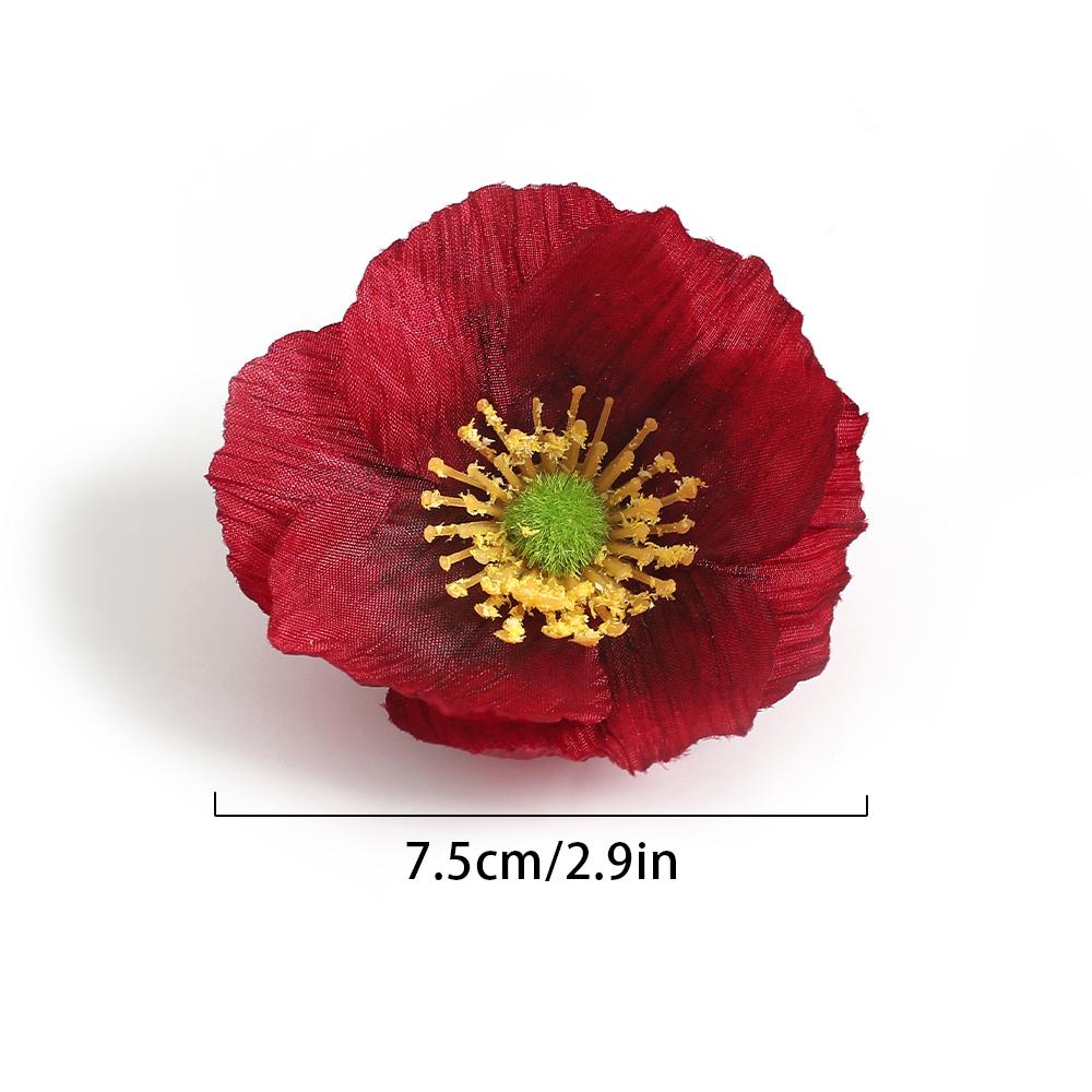 5/10/20Pieces Of Artificial Flower Head For Christmas Home Decoration Room Garden Wedding Decor DIY Gift Box Wreath Accessories