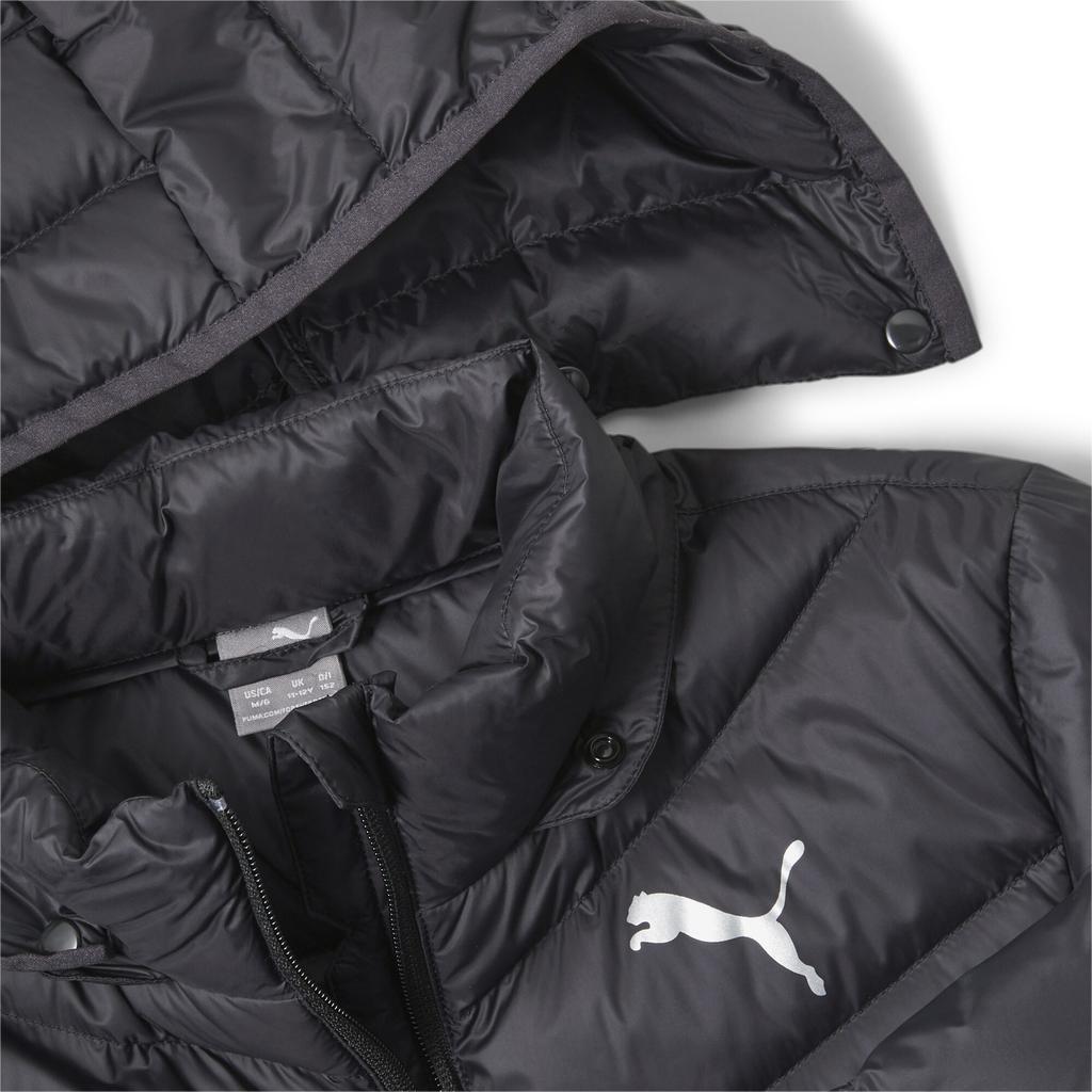 Boys' hooded jacket Puma PACKLITE DOWN black 58956501 size 152
