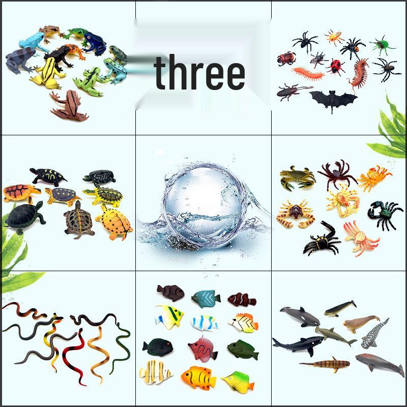 

Cross-Border Animal Model Toy: Frog, Snake, Turtle, Tropical Fish & Insect