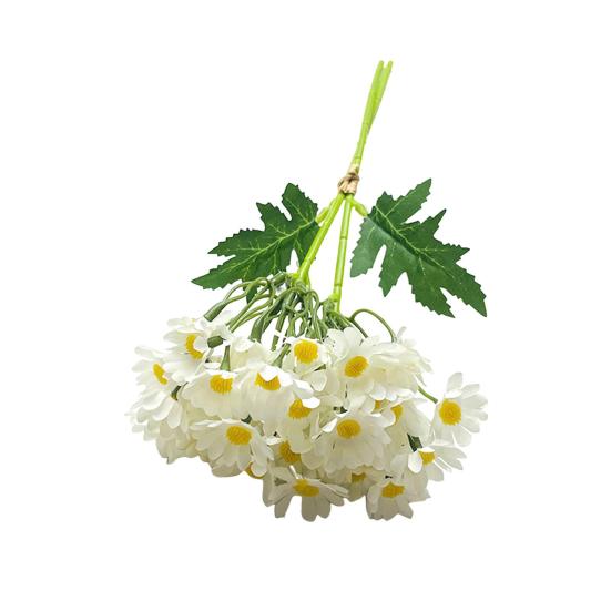 

Искусственный букет ромашки Искусственные цветки ромашки с гибкими стеблями Устойчивые к УФ-лучам Реалистичные искусственные цветы для дома, вазы, сада, свадебного декора 1pc