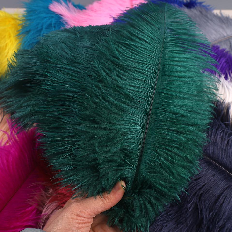 50pcs Ostrich Feathers for Crafts Wedding Decoration Handicraft Accessories Table Centerpieces Carnival Plumas Decor Wholesale