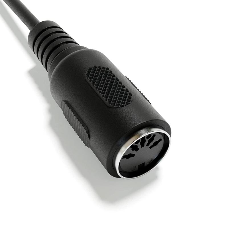 Professionelles 3,5-mm-Klinkenstecker auf DIN 5-Pin-Buchse Kabel Sound-Adapterkabel für Kopfhörer Soundkarten-Ausrüstung Zubehör