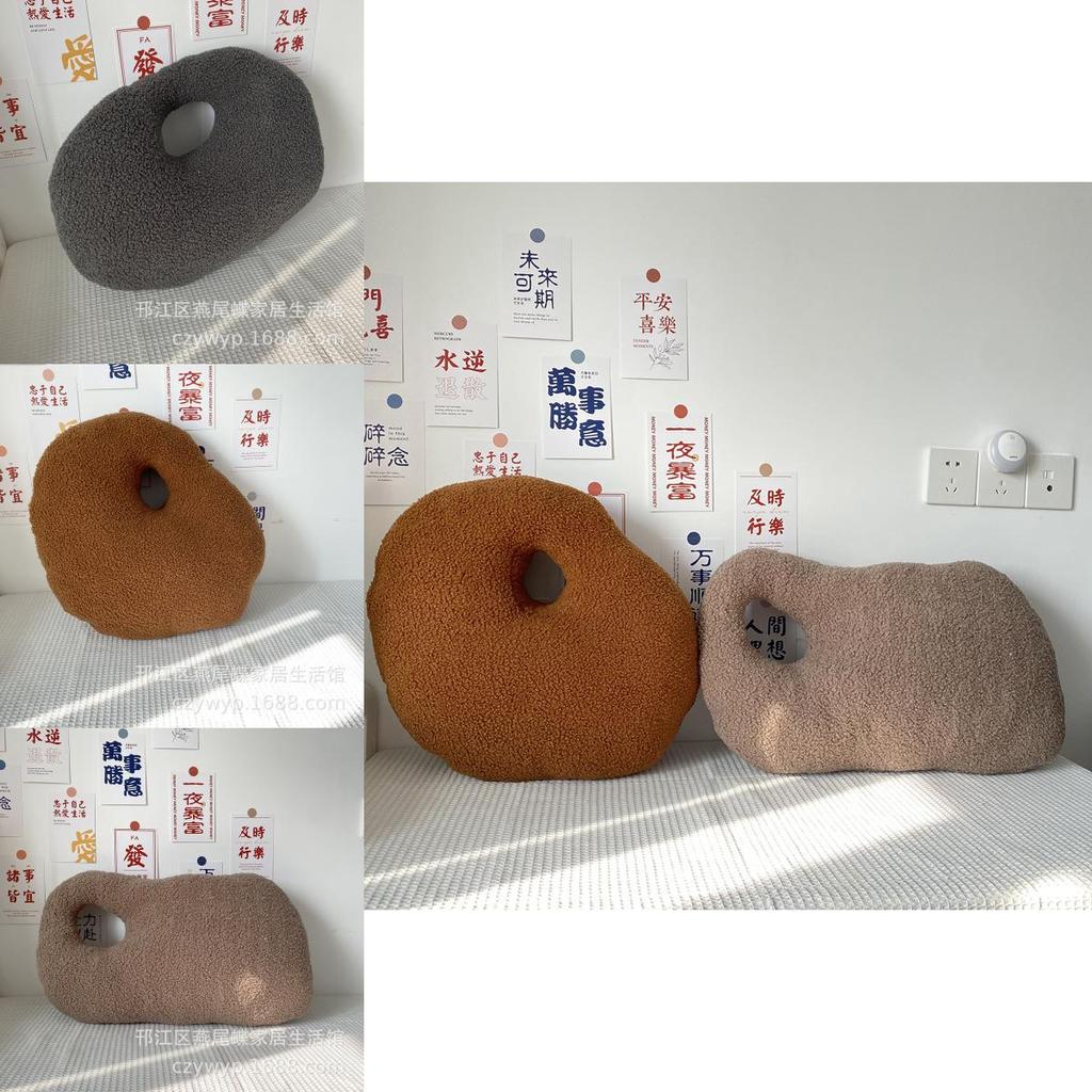 Modern Minimalist Plush Cushion With Pp Cotton Fill For Living Room Decor