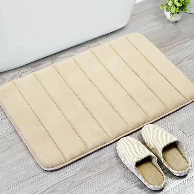 Super Absorbent Bath Mat Non Slip Rugs Soft Memory Foam Floor Mat Floor Shower Rug Home Decor Bathroom Toilet Carpets
