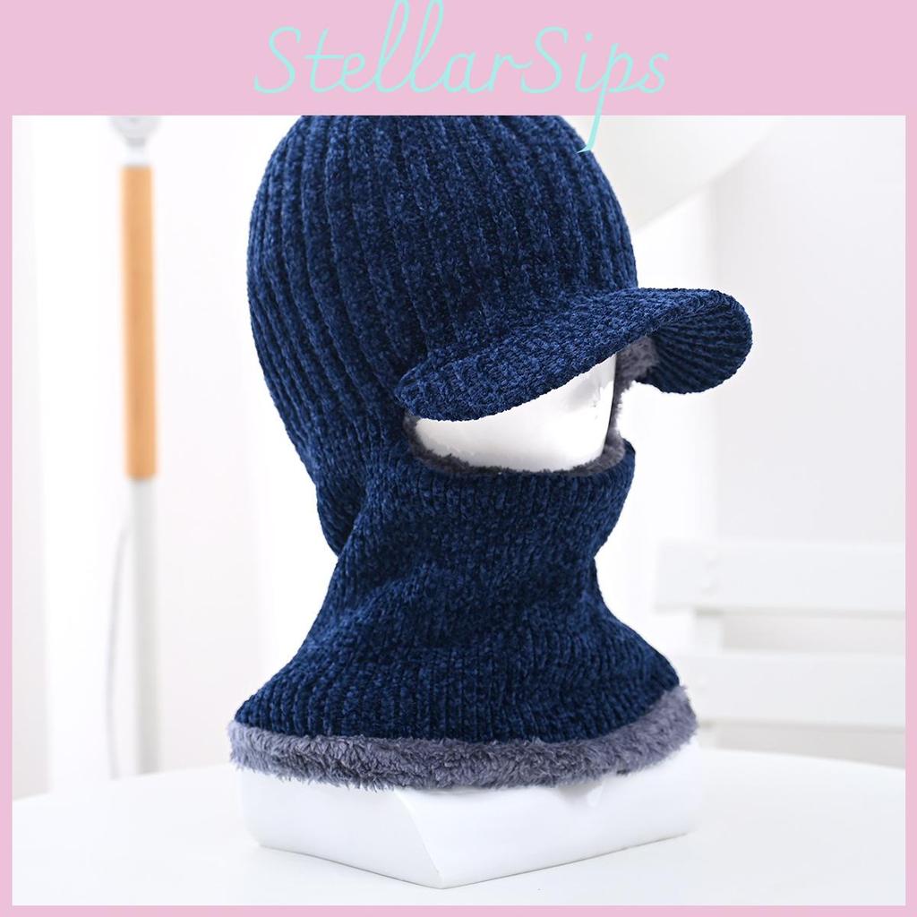 Thickened Knitting Winter Hat Ear Protection Men Full Coverage Headwear Gift