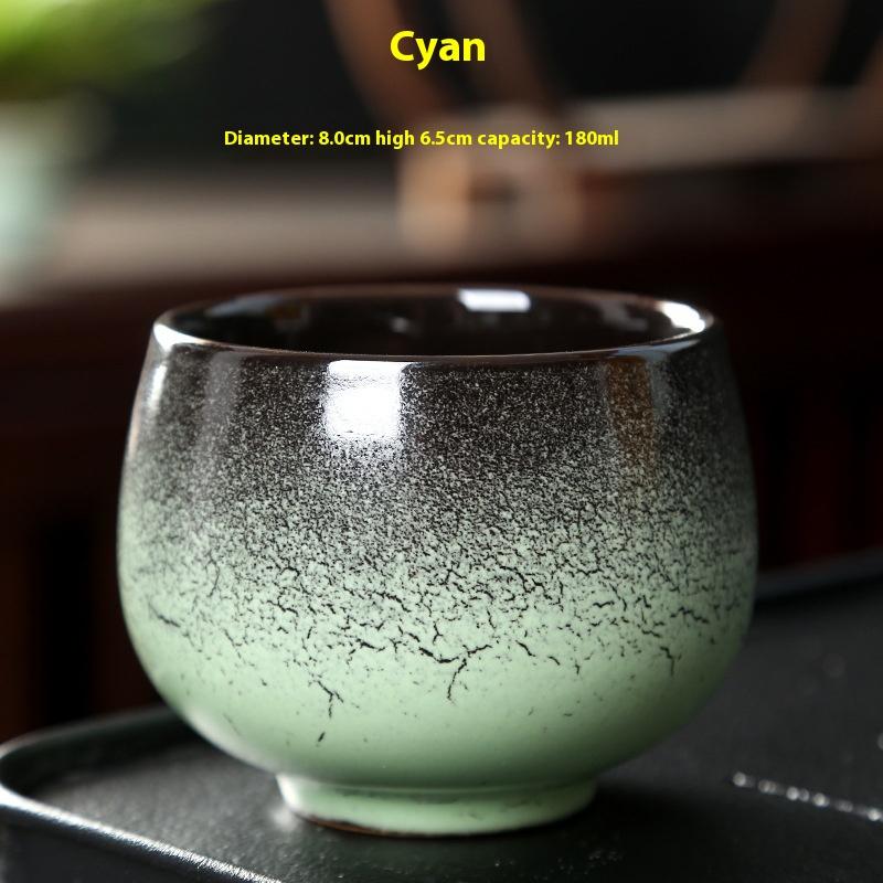 

Japanese Espresso Creative Gradual Change Color Water Cup Teacup Kiln Change Master Cup Single Cup Tea Bowl 180ML