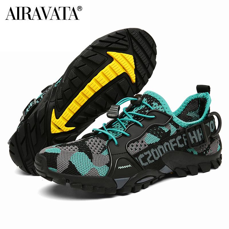 Men Women Breathable Walking Sneakers Trekking Shoes Outdoor Non-slip Hiking Sandals Trail Water Sandals Size 36-47