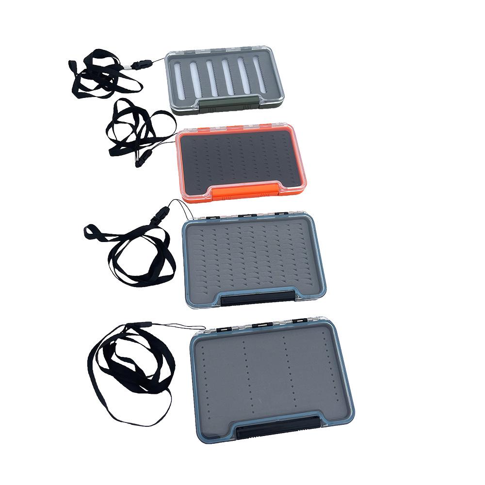 Transparent Waterproof Fly Fishing Lure Storage Box - Single Layer Spinner Bait Accessory Container