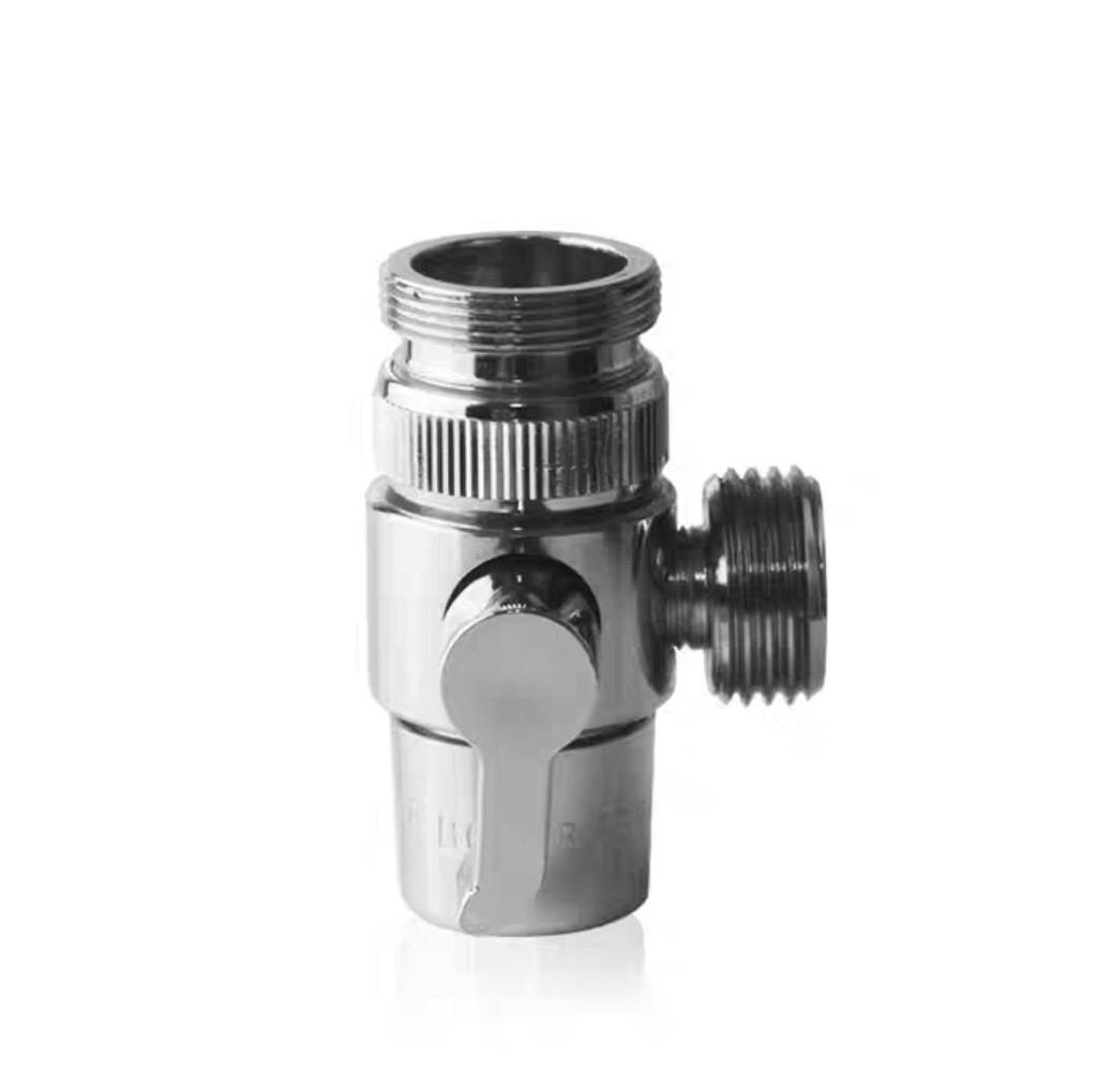 Copper Washing Machine Faucet Adapter - Dual Outlet Universal Connector