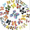 10Pcs Magic Flying Butterfly Wind Up Toy Random Color Bookmark Internet Celebrity Colorful Butterfly Simulation Party Gift For