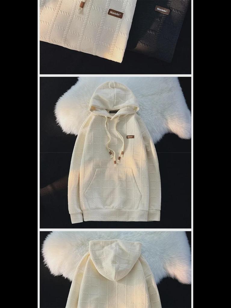 2023 Men's Trendy Oversized Hooded Sweatshirt - Lazy Style, All-Match, Unisex Autumn Jacket