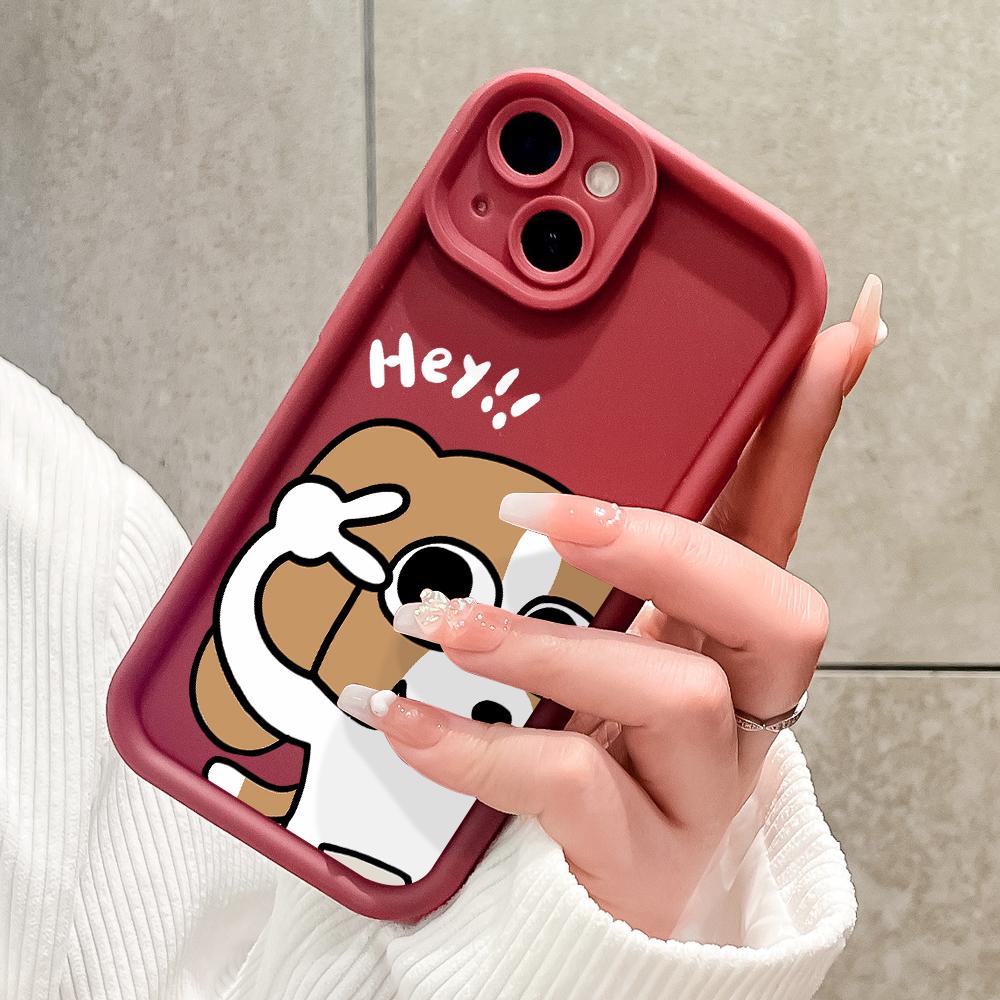 Soft Silicone Square Ladder Printing Pattern Phone Casing Full Cover Camera Shockproof Protection Rubber Case for Xiaomi Redmi