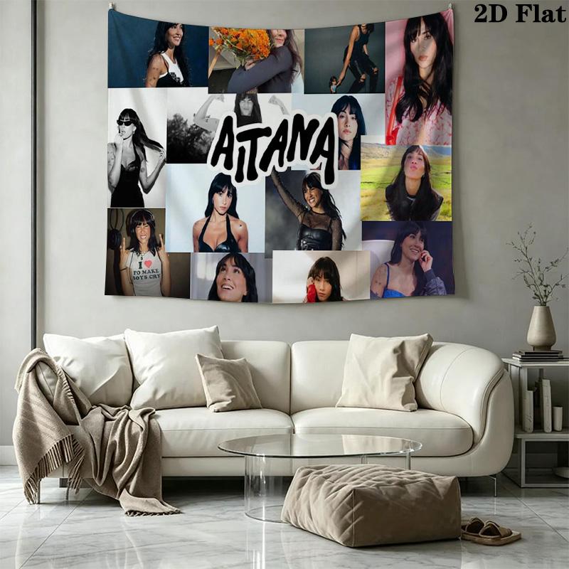 Aitana Ocana Wall Tapestry Aesthetic Wall Hanging Printed Fabric Blanket Decorative Tapestries for Bedroom Living Room Home Decor