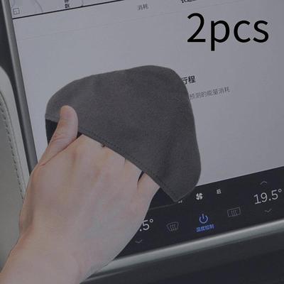 2Pcs Car Touch Screen Cleaner Cloth Auto Touchscreen Cleaning Wipe Soft for