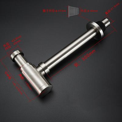 304 Stainless Steel Bathroom Siphon Sink Drain Pipe Basin Drain Siphon Nickel/Chrome Basin Bottle Trap Drain Set Accessories