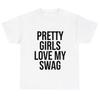 Hübsche Mädchen Lieben Meinen Swag Lustiger Print T-Shirt Selbstbewusst Kühn Grafik Männer Frauen Harajuku Retro 90er Grafik Streetwear T-Shirts Tops