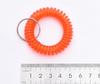 Aloala Wrist Key, Stretchable Coil Key Ring, Spiral Spring Band, Locker (5 Colors, Set of 100)