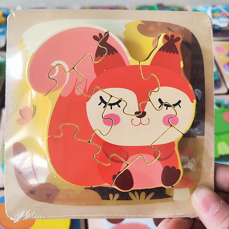 

3D Деревянный Пазл для Развития в Раннем Детстве