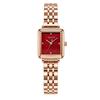 Jyullieoseu Ja-1315 Women'S Square Metal Band Wristwatch