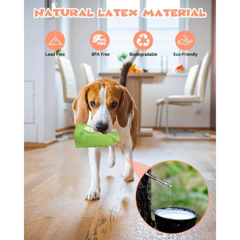 Squeaky Dog Toys Latex Rubber Squeak Puppy Fetch Toy for Interactive Play Soft Stuffed Pet Chew Toys for Small Medium Dogs