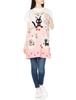 Marushin Ghibli Apron for Women - Kiki's Delivery Service Jiji and Strawberry Character Design - Cute Adult Size - Campus Style - Suitable for Nursery