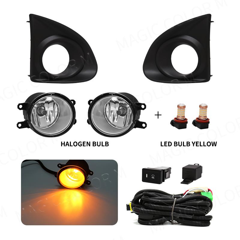 For Toyota AXIO 2013 2014 2015 Driving Light Fog Lamp Car Front Bumper DRL Wires Switch Harness Auto Light Parts
