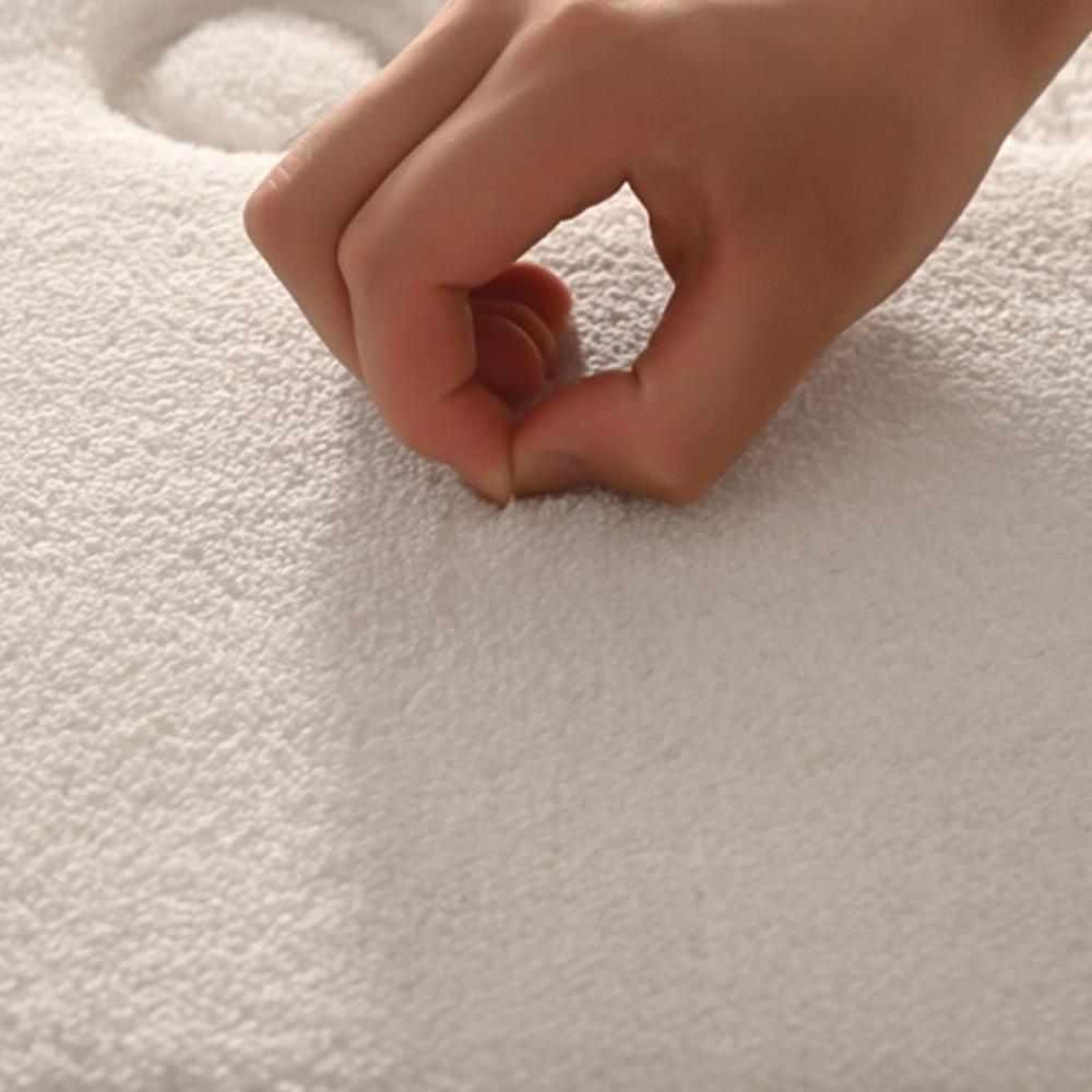 Sünger Banyo Kaşmir Kalınlaştırma Paspası Banyo Kaymaz Halılar Lavabo Küvet Zemin Halısı Duş Odası Paspası Hafızalı Köpük 3D Ped