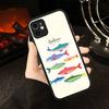 Sardines Matte Transparent Phone Cover For IPhone Case 16 15 14 13 12 11 Pro Max X XS Max Plus