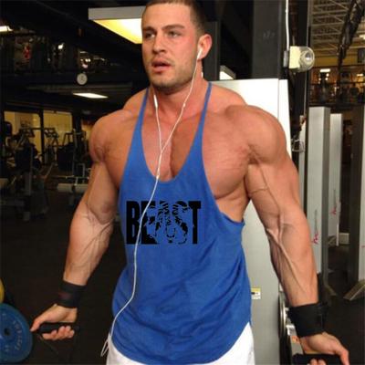Mens Bodybuilding Fitness Tank Top Racerback Graphic Singlet