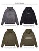 Mr. Cotton Men's Trendy Suede Plush Hooded Sweatshirt, Heavyweight 380g, Loose Fit, Long Sleeve, Printed Design.