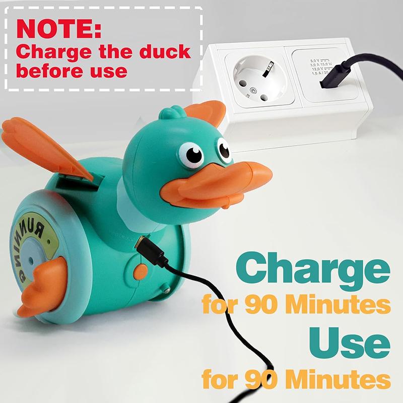 Baby Musical Duck Toys Dancing Walking Duck with Music Lights Baby Toy Crawling Toys Learning Toys for Toddler for Boys Girls
