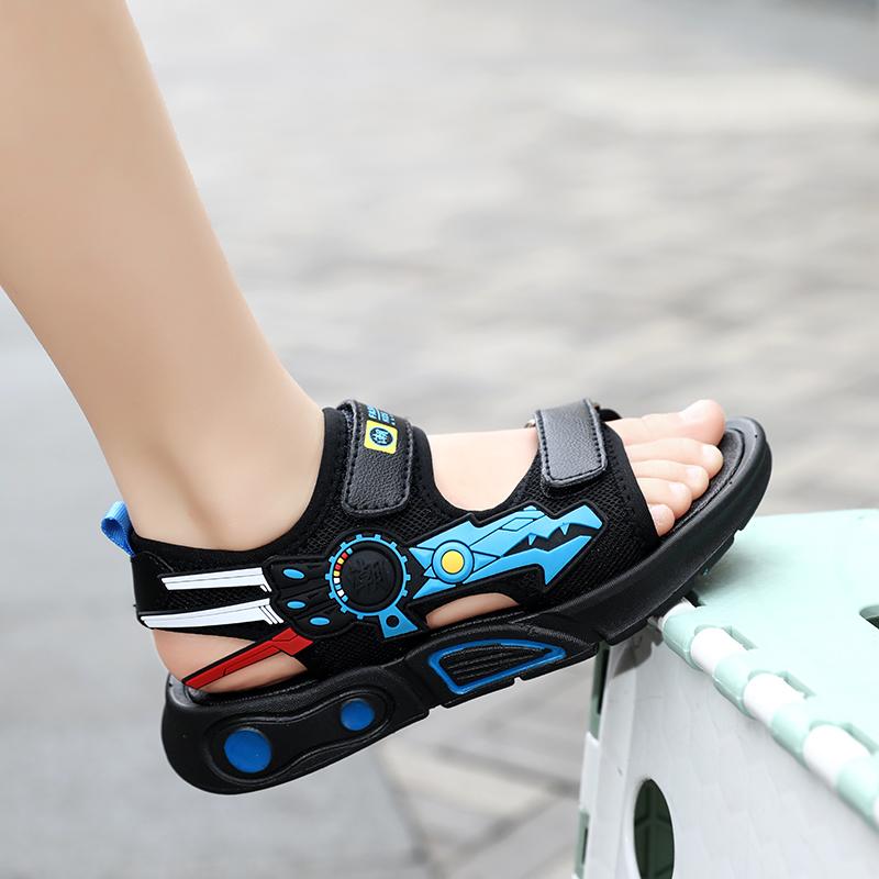 28-40 Sandale de vară ușoare pentru copii, la modă, cu velcro, casual, pantofi de plajă pentru exterior