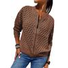 Women's Black Mesh Knit Cardigan with Zipper and Lace-Up Sleeve Detailing