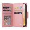 For iPhone 12 Mini Shockproof Case Rivet Decor PU Leather Phone Cover