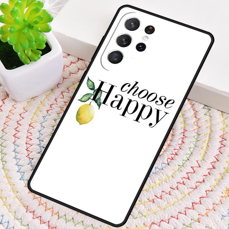Lemons Yellow Fruit Pattern Silicone Phone Case For Samsung Galaxy note 10 pro S26 S25 S24 S23 S22 S21 Plus S25Ultra Capa Cover