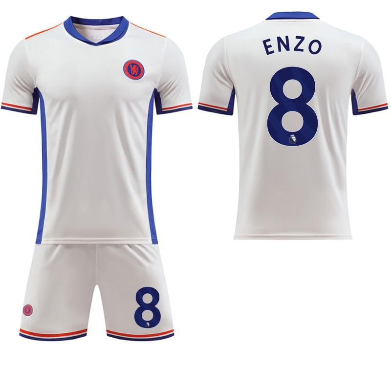 2425 Chelsea Away Football Jersey Kit No. 20 Palmer 8 Enzo 19 Sancho Sportswear Adult
