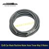 5m Water Pipe for Car Wash Machine: 12MM Inner Diameter, 16MM Outer Diameter, Includes 3 Heads for Faucet & Vegetable Watering Pump.