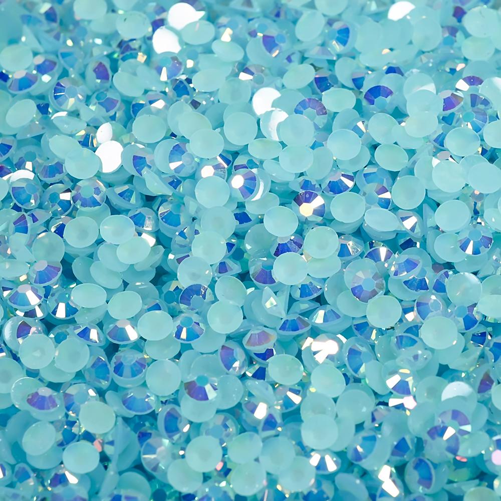 5000pcs 5mm Jelly ab Flatback Resin Rhinestones Small Package Non-hotfix Rhinestonesfor DIY Crafts